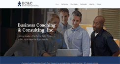 Desktop Screenshot of businesscoachingandconsulting.com